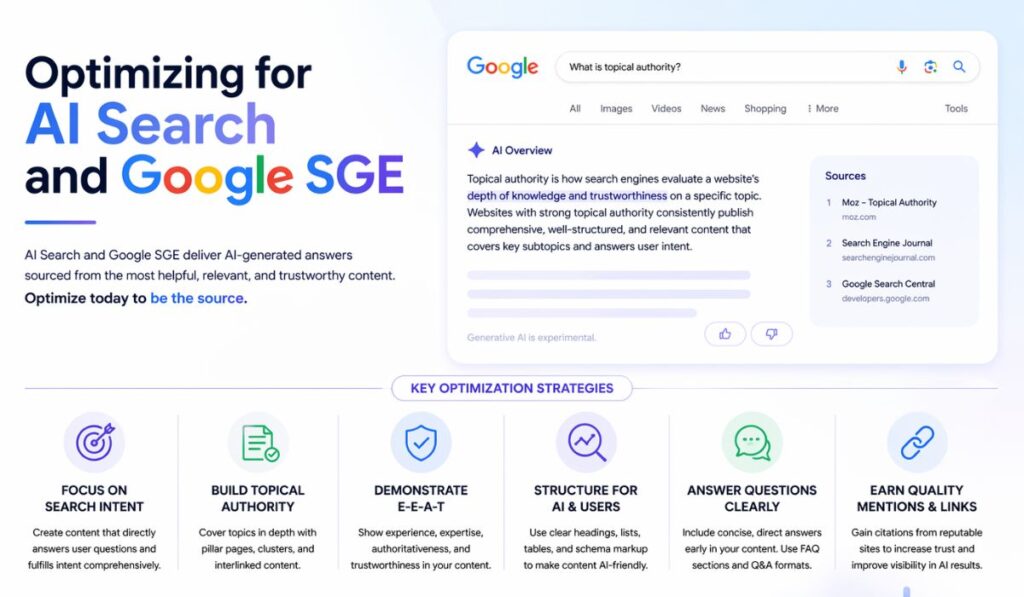 Optimizing for AI Search and Google SGE